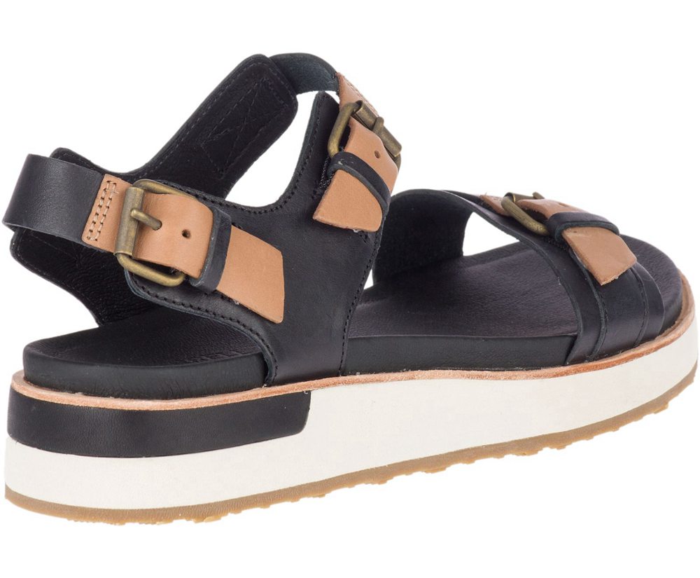 Sandalias Mujer - Merrell Roam Buckle - Negras - XZIJ-85261